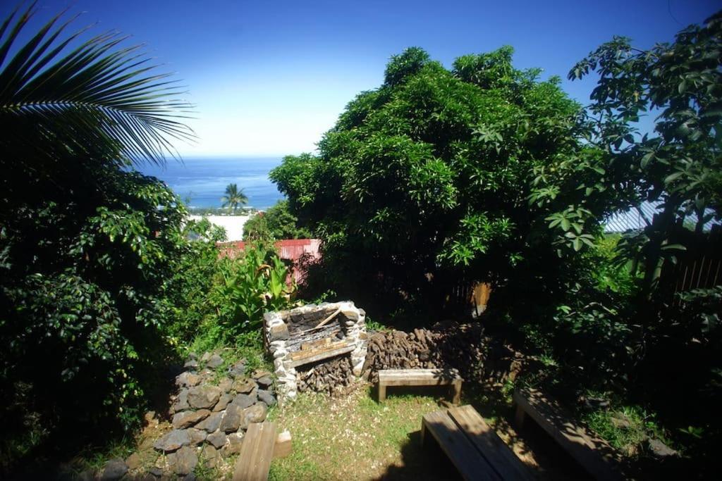 Bungalow Ecologique Avec Toilettes Seches Leu Kabanon Vue Mer Saint-Leu Luaran gambar