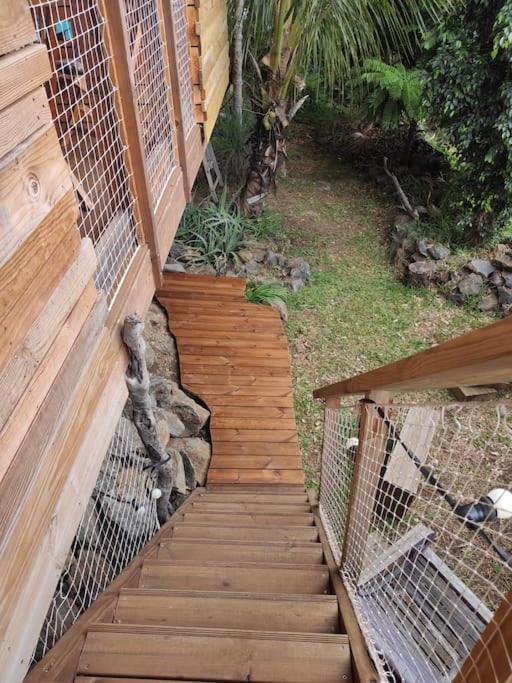 Bungalow Ecologique Avec Toilettes Seches Leu Kabanon Vue Mer Saint-Leu Luaran gambar
