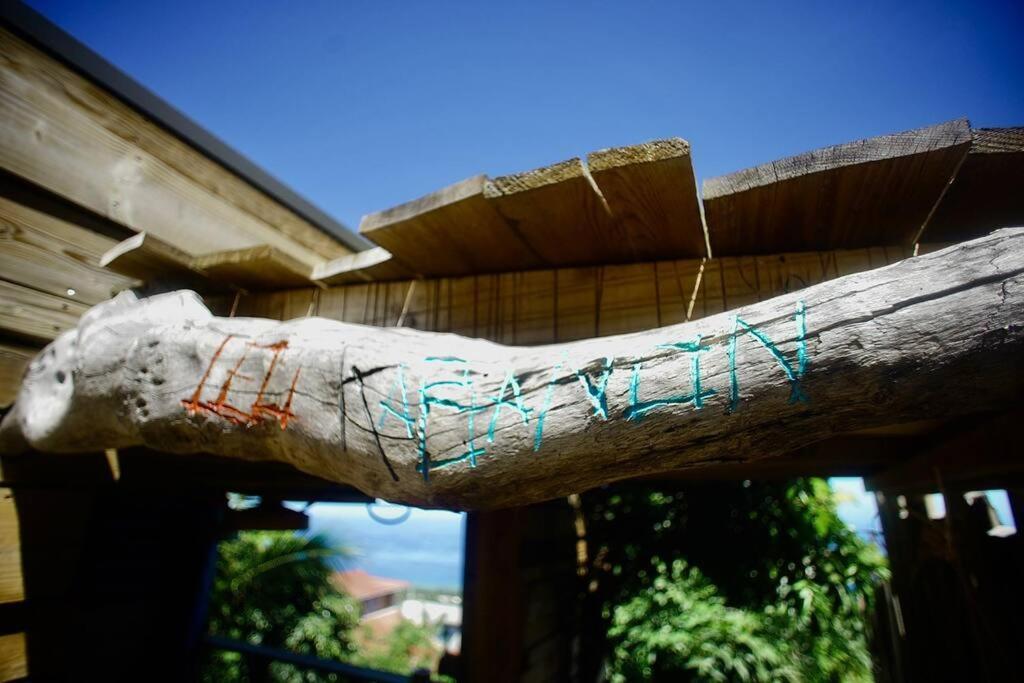 Bungalow Ecologique Avec Toilettes Seches Leu Kabanon Vue Mer Saint-Leu Luaran gambar
