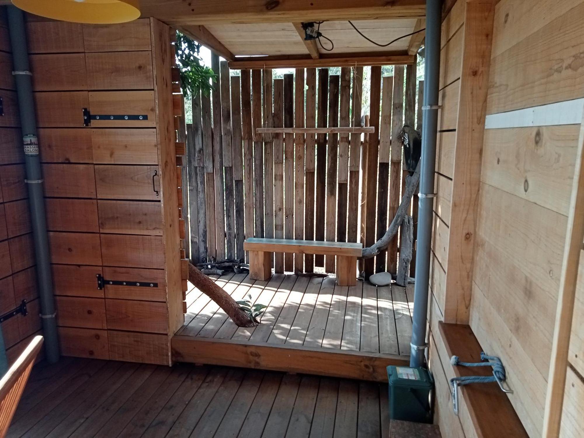 Bungalow Ecologique Avec Toilettes Seches Leu Kabanon Vue Mer Saint-Leu Luaran gambar